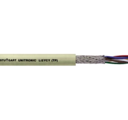 0031327, CABLE DE DATOS APANTALLADO UNITRONIC LI2YCY (TP) 4X2X0.34MM2, RS485/RS422, CUBIERTA: PVC GRIS