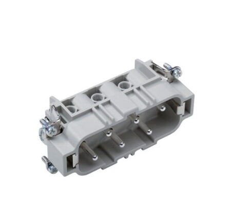 10171000, EPIC H-BS 6 BS, INSERTO PARA ALTA TENSIÓN RECTANGULAR HEMBRA 6P+T PINES( 1-6), CONEXIÓN ATORNILLADA CON PROTECCIÓN DE HILO