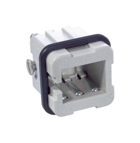 10488100, EPIC STA 6 SS, INSERTO RECTANGULAR RECEPTÁCULO HEMBRA 6P PINES (1-6), CONEXÍON ATORNILLADA, CONTACTOS DE TIPO RESORTE