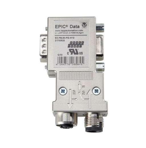 21700520. CONECTOR PROFIBUS EPIC DATA PB SUBD ED-PB-PG-90-M12