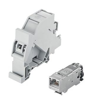 21700613. ADAPTADOR P RIEL DIN, EPIC DATA HS RJ45F