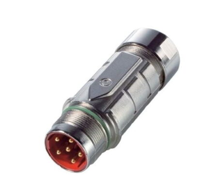 44420093, EPIC POWER LS1 F6, CONECTOR CIRCULAR PARA SERVOMOTOR Y ALIMENTACIÓN CON CONTACTO DE 2 MM PARA TERMINAL DE 4 MM2, 8 PINES CONTACTOS MACHO: 3+PE+5