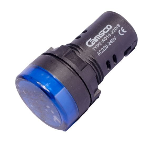 AD16 220 BL. PILOTO AZUL LUMINOSO LED