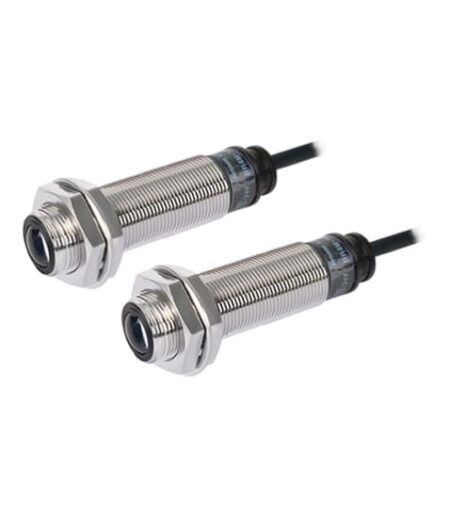 BR4M-TDTL, SENSOR FOTOELECTRICO TIPO BARRERA EMISOR-RECEPTOR, M18 ALC. 4M, NPN NA,12-24VDC, CABLE 2MT, IP66