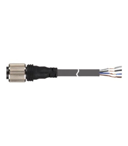 CIDH4-3, CABLE P/ SENSOR 4 HILOS, 5MT C/ CONECTOR RECTO M12 HEMBRA, RESIST. ACEITE CIDH4-3, CABLE P/ SENSOR 4 HILOS, 5MT C/ CONECTOR RECTO M12 HEMBRA, RESIST. ACEITE