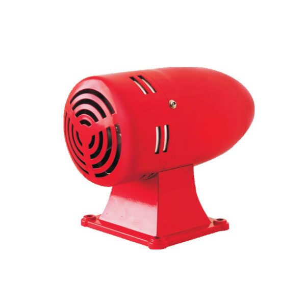 MS-395 110VAC. SIRENA MOTOR DE VIENTO ROJO