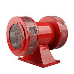 MS-790 220VAC. SIRENA MOTOR DE VIENTO ROJO