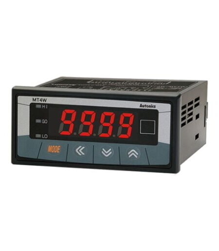 MT4W-DV-44, VOLTIMETRO DIGITAL HORIZ. 96X48MM, 4DIG, VOLT. DC, IN: 0-500V, 0-250MV, OUT: 3 NPN + TRANSMISION (4-20MA), 100-240VAC