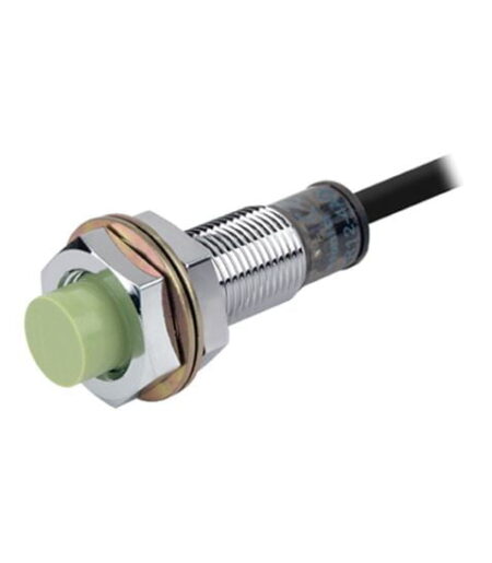 PR12-4AO, SENSOR INDUCTIVO NO RASANTE M12, ALC. 4MM, NA, 2 HILOS, 100-240VAC, CABLE 2MT, IP67