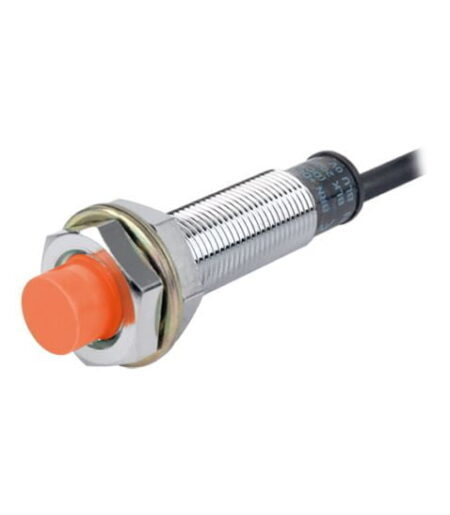 PRL12-4DP, SENSOR INDUCTIVO NO RASANTE M12, ALC. 4MM, PNP NA, 3 HILOS, 12-24VDC, CUERPO LARGO, CABLE 2MT, IP67