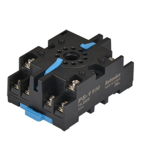 PS-11, BASE DE 11 PINES PARA MONTAJE EN RIEL DIN