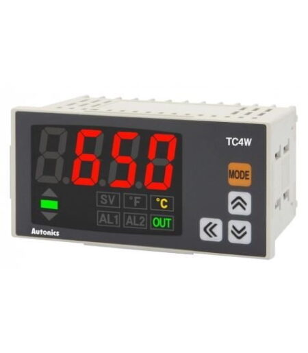 TC4W-14R, CONTROLADOR DE TEMPERATURA DIGITAL HORIZ. 96X48MM, 4DIG, OUT: RELE/SSR, 2 ALARMAS, 100-240VAC
