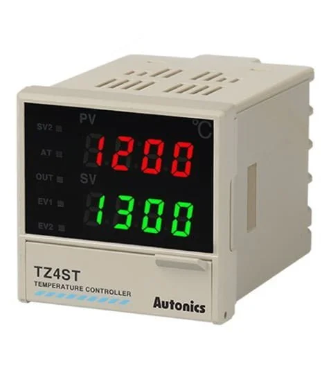 TZ4ST-14R, CONTROLADOR DE TEMPERATURA DIGITAL 48X48MM, 2 DISPLAY, 4DIG, OUT: RELE, 1 ALARMA, TIPO TERMINAL, 100-240VAC