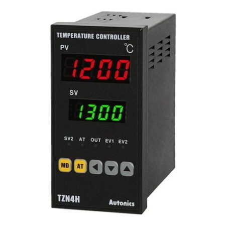 TZN4H-14S, CONTROLADOR DE TEMPERATURA DIGITAL VERT. 48X96MM, 2 DISPLAY, 4DIG, OUT: SSR, 1 ALARMA, 100-240VAC TZN4H-14S, CONTROLADOR DE TEMPERATURA DIGITAL VERT. 48X96MM, 2 DISPLAY, 4DIG, OUT: SSR, 1 ALARMA, 100-240VAC