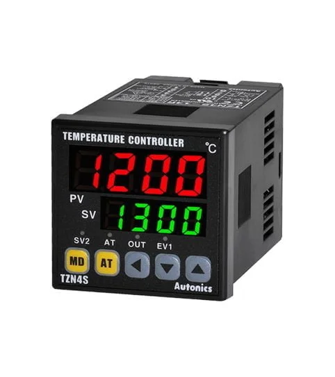 TZN4S-14R, CONTROLADOR DE TEMPERATURA DIGITAL 48X48MM, 2 DISPLAY, 4DIG, OUT: RELE, 1 ALARMA, 100-240VAC