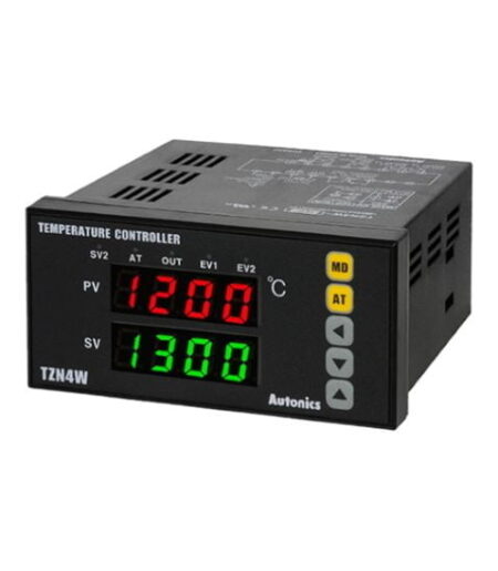 TZN4W-A4R, CONTROLADOR DE TEMPERATURA DIGITAL HORIZ. 96X48MM, 2 DISPLAY, 4DIG, OUT: RELE, 2 ALARMAS, TRANSMISION (4-20MA), 100-240VAC TZN4W-A4R, CONTROLADOR DE TEMPERATURA DIGITAL HORIZ. 96X48MM, 2 DISPLAY, 4DIG, OUT: RELE, 2 ALARMAS, TRANSMISION (4-20MA), 100-240VAC
