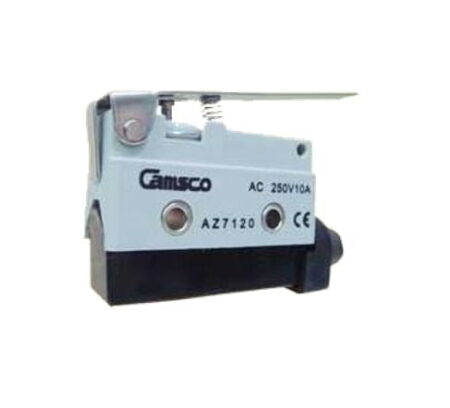 AZ7120, MICRO SWITCH PALANCA LARGA ACERO 10A 250V, GRIS AZ7120, MICRO SWITCH PALANCA LARGA ACERO 10A 250V, GRIS