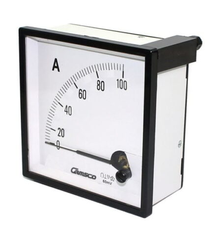 CA-72 100/5A, AMPERIMETRO ANALOGICO 72X72MM, RANGO 100/5A, CLASE 1.5 CA-72 100/5A, AMPERIMETRO ANALOGICO 72X72MM, RANGO 100/5A, CLASE 1.5