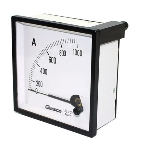 CA-96 1000/5A, AMPERIMETRO ANALOGICO 96X96MM, RANGO 1000/5A, CLASE 1.5 CA-96 1000/5A, AMPERIMETRO ANALOGICO 96X96MM, RANGO 1000/5A, CLASE 1.5