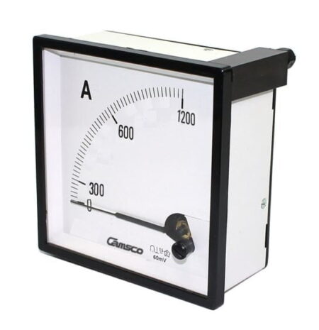 CA-96 1200/5A, AMPERIMETRO ANALOGICO 96X96MM, RANGO 1200/5A, CLASE 1.5 CA-96 1200/5A, AMPERIMETRO ANALOGICO 96X96MM, RANGO 1200/5A, CLASE 1.5
