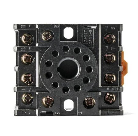 CZF11A-E, BASE DE 11 PINES P/ RIEL DIN CIRCULAR MOD. JQX, JTX, JMK