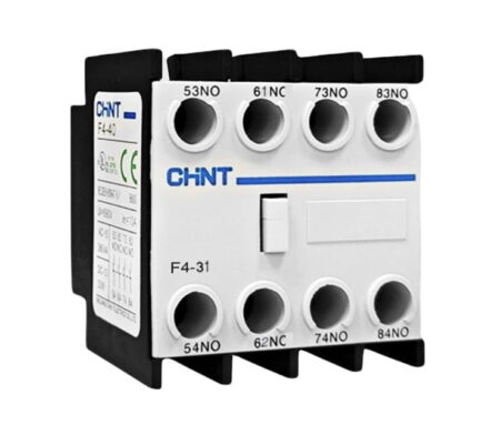 F4-31, CONTACTO AUXILIAR FRONTAL 3NA+1NC P/ CONTACTOR 9-95A, 3SC8-31