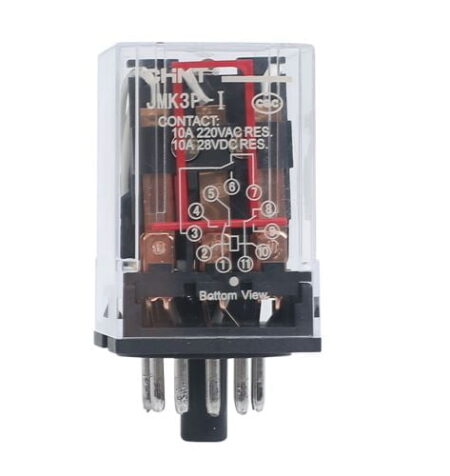 JMK3P-I 24VDC, RELE ENCAPSULADO UNIVERSAL, 11 PINES, 3NA/NC, 10A, BOB. 24VDC, ENCHUFABLE CON LED INDICADOR JMK3P-I 24VDC, RELE ENCAPSULADO UNIVERSAL, 11 PINES, 3NA/NC, 10A, BOB. 24VDC, ENCHUFABLE CON LED INDICADOR