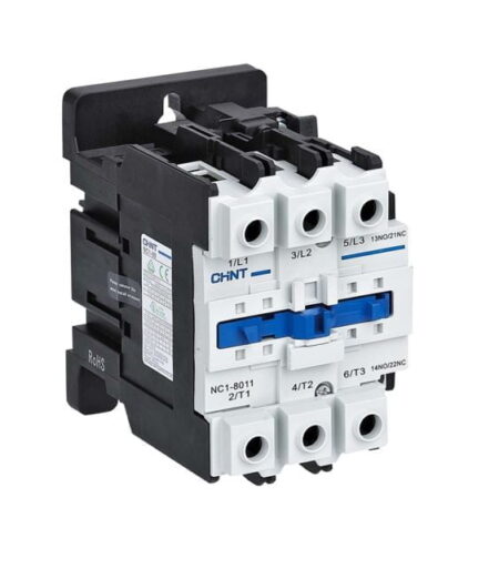 NC1-8011 220V 50/60HZ, CONTACTOR 80A 37KW, 1NA+1NC, 220VAC