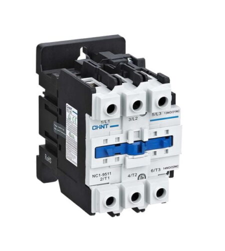 NC1-9511 220V 50/60HZ, CONTACTOR 95A 45KW, 1NA+1NC, 220VAC