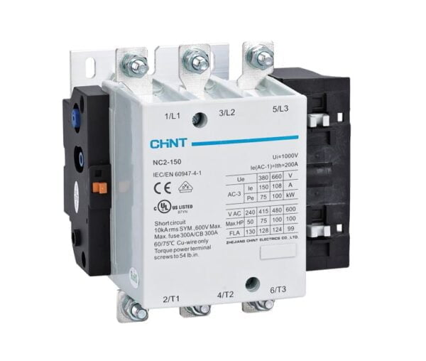 NC2-150A 220V 50/60HZ. CONTACTOR 150A