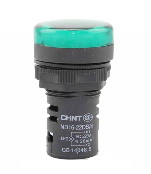 ND16-22DS-4 220VAC (V). PILOTO VERDE