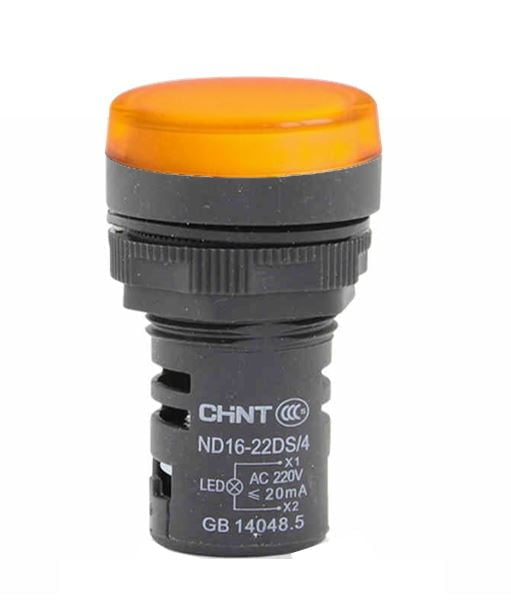 ND16-22DS-4 380VAC (NA). PILOTO NARANJA