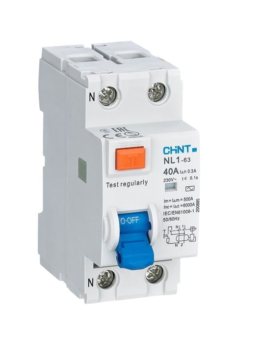 NL1-63 2P 40A 30MA AC-T. INT. DIFERENCIAL