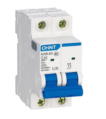 NXB-63 2P C40 6KA, INT. TERMOMAGNETICO 2X40A, 6KA, RIEL DIN NXB-63 2P C40 6KA, INT. TERMOMAGNETICO 2X40A, 6KA, RIEL DIN