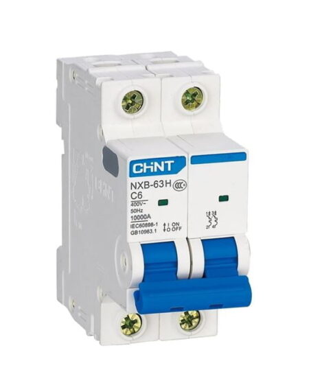 NXB-63H 2P C6 10KA, INT. TERMOMAGNETICO 2X6A, 10KA, RIEL DIN NXB-63H 2P C6 10KA, INT. TERMOMAGNETICO 2X6A, 10KA, RIEL DIN