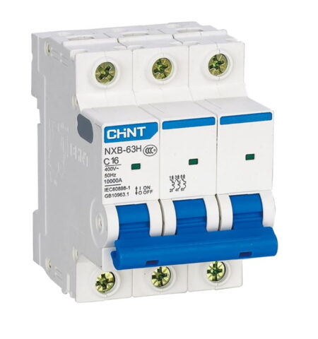 NXB-63H 3P C16 10KA, INT. TERMOMAGNETICO 3X16A, 10KA, RIEL DIN NXB-63H 3P C16 10KA, INT. TERMOMAGNETICO 3X16A, 10KA, RIEL DIN