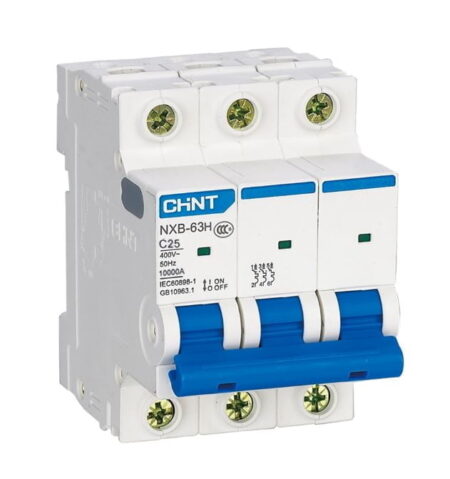 NXB-63H 3P C25 10KA, INT. TERMOMAGNETICO 3X25A, 10KA, RIEL DIN NXB-63H 3P C25 10KA, INT. TERMOMAGNETICO 3X25A, 10KA, RIEL DIN