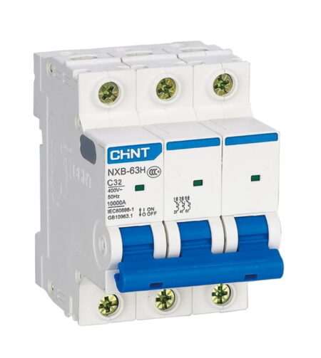 NXB-63H 3P C32 10KA, INT. TERMOMAGNETICO 3X32A, 10KA, RIEL DIN NXB-63H 3P C32 10KA, INT. TERMOMAGNETICO 3X32A, 10KA, RIEL DIN