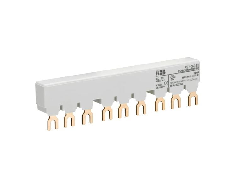 Barra Colectora De 3 Fases PS1 4 1 100 Para 4 MS116 /MS132 Con 1 HK/SK - Foto 3