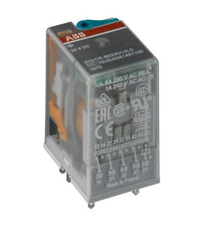 1SVR405613R1000, CR-M024DC4 – RELE ENCHUFABLE 14 PINES, 4NA/NC, 6A 250V, BOB. 24VDC 1SVR405613R1000, CR-M024DC4 – RELE ENCHUFABLE 14 PINES, 4NA/NC, 6A 250V, BOB. 24VDC