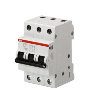 2CDS213001R0044, SH203-C4 – INT. TERMOMAGNETICO 3X4A 10KA/230VAC, RIEL DIN