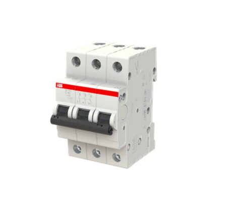 2CDS213001R0634, SH203-C63 – INT. TERMOMAGNETICO 3X63A 10KA/230VAC, RIEL DIN