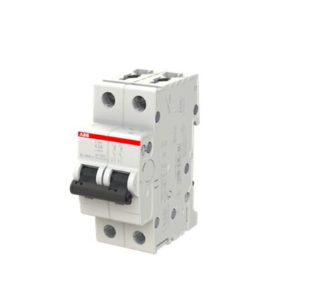 2CDS252001R0277, S202-K2 – INT. TERMOMAGNETICO 2X2A 20KA/230VAC, RIEL DIN