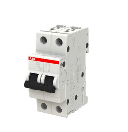 2CDS252001R0504, S202-C50 – INT. TERMOMAGNETICO 2X50A 20KA/230VAC, RIEL DIN