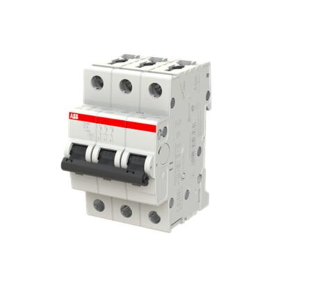 2CDS253001R0044, S203-C4 – INT. TERMOMAGNETICO 3X4A 20KA/230VAC, RIEL DIN