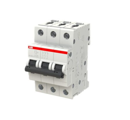 2CDS253001R0427, S203-K10 – INT. TERMOMAGNETICO 3X10A 20KA/230VAC, RIEL DIN