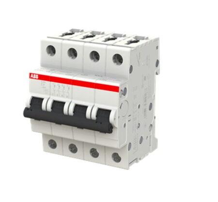 2CDS254001R0044, S204-C4 – INT. TERMOMAGNETICO 4X4A 20KA/230VAC, RIEL DIN