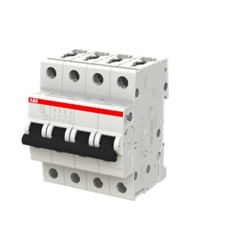 2CDS254001R0404, S204-C40 – INT. TERMOMAGNETICO 4X40A 20KA/230VAC, RIEL DIN