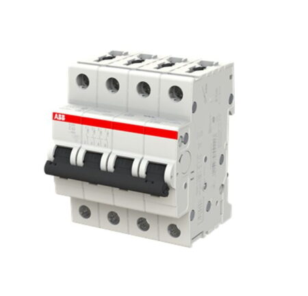 2CDS254001R0634, S204-C63 – INT. TERMOMAGNETICO 4X63A 20KA/230VAC, RIEL DIN