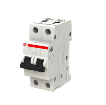 2CDS272001R0064, S202M-C6 – INT. TERMOMAGNETICO 2X6A 20KA/230VAC, RIEL DIN